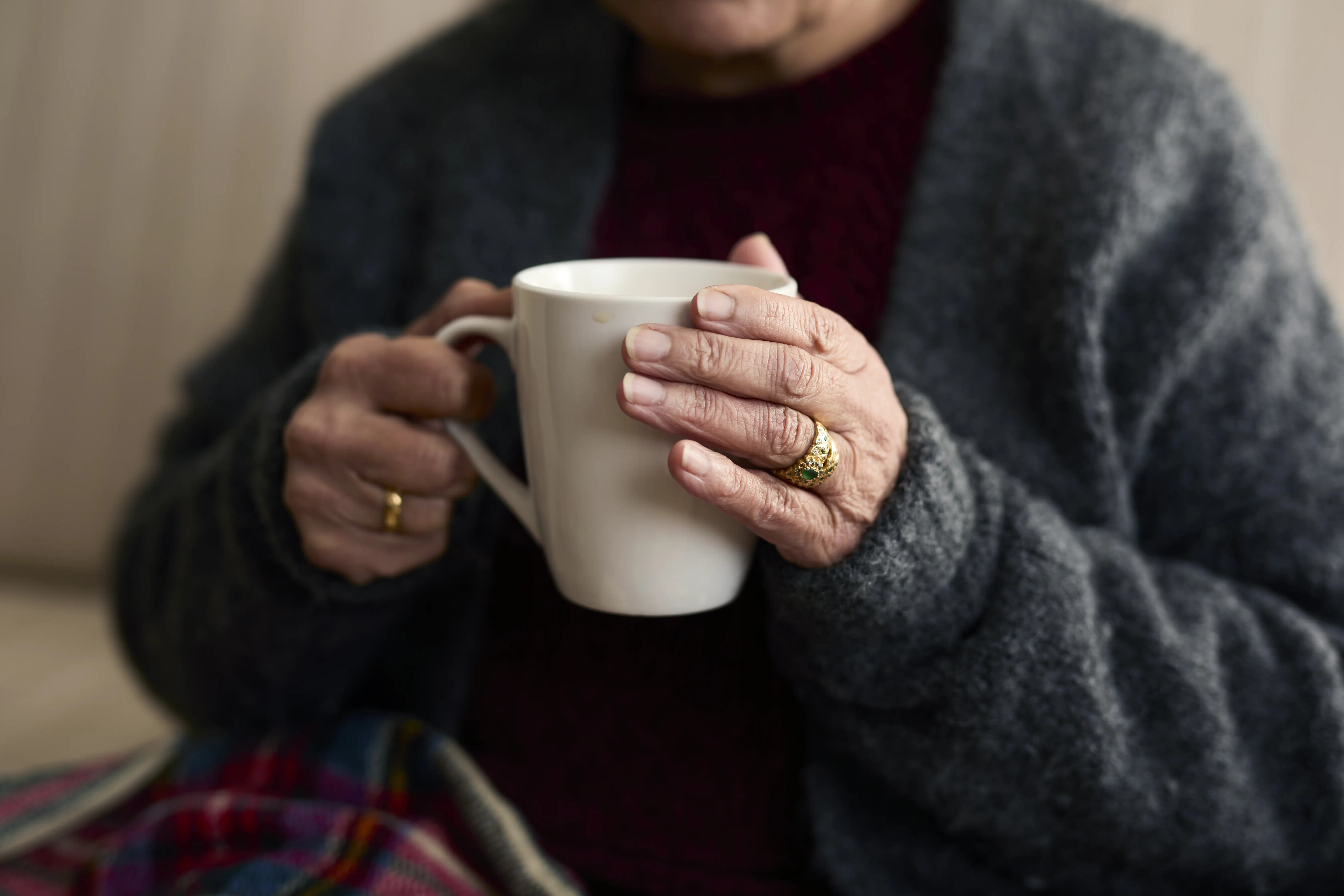 Woman with a cup of tea