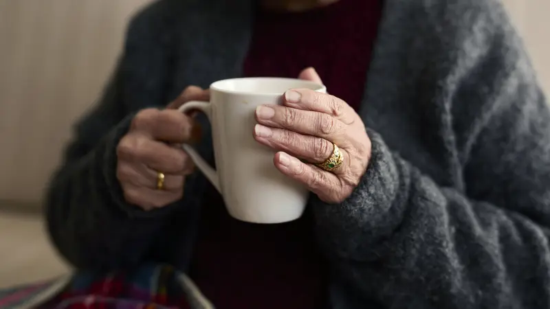 Woman with a cup of tea