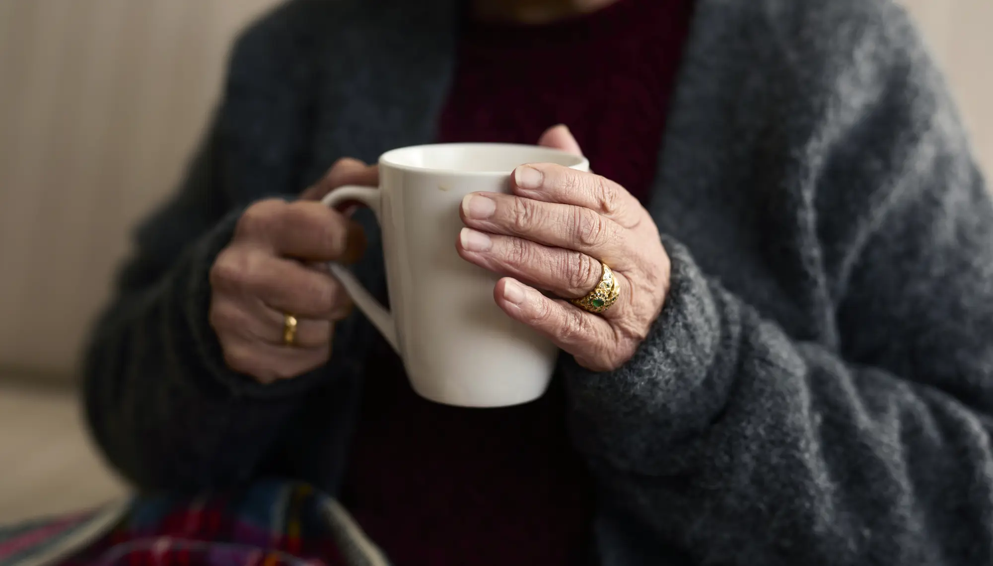 Woman with a cup of tea