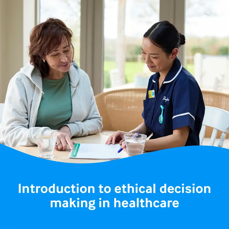 Introduction to ethical decision making in healthcare primary image